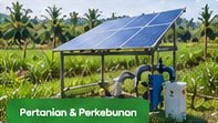 PLTS untuk pompa irigasi
